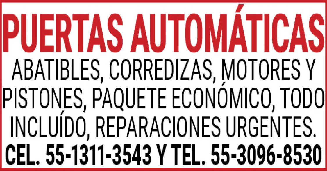 Puertas automáticas
