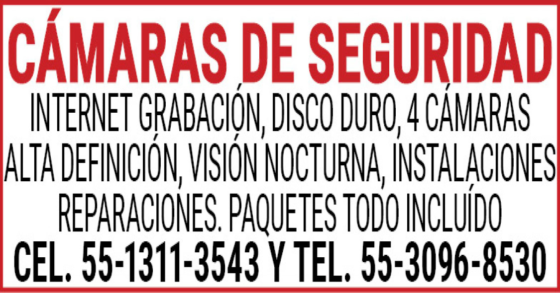 Cámaras de seguridad