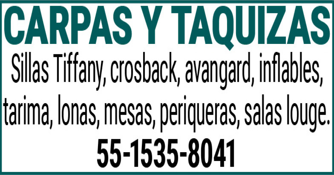 Carpas y taquizas